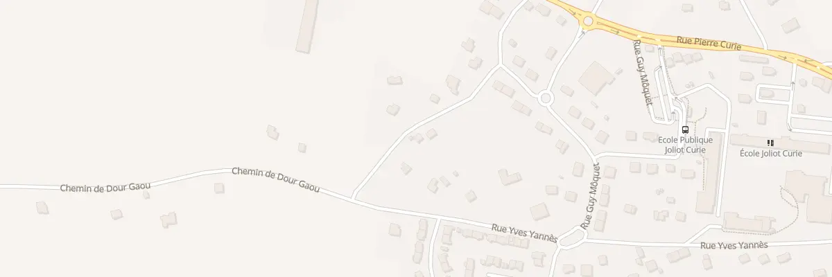 Plan du 4 Che de Dour Gaon à Scaër
