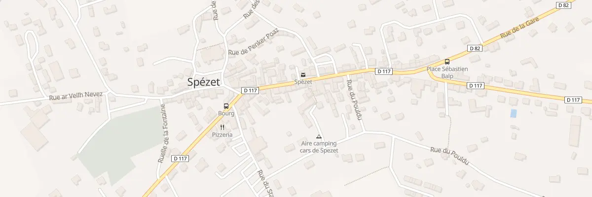 Plan du 20 Rue du Général de Gaulle à Spézet
