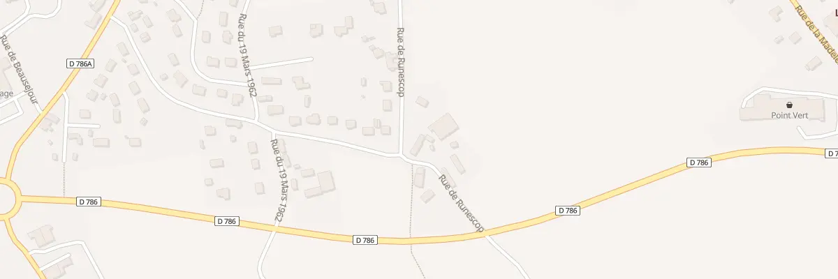 Plan du 5 Rue de Runescop à Lanmeur