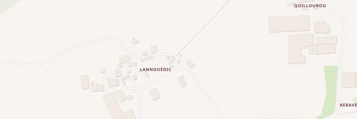 Plan du 260 Lannouédic à Scrignac