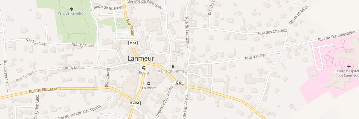 Plan du 5 Pl de la Mairie à Lanmeur