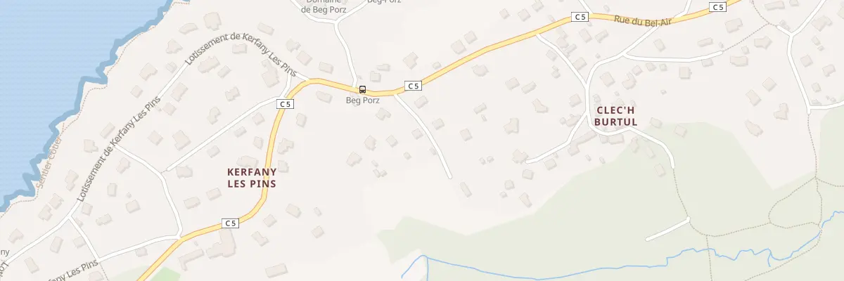 Plan du 63 Rue Bel Air à Moëlan-sur-Mer