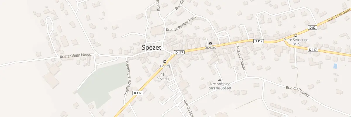 Plan du 4 Rue du Général de Gaulle à Spézet