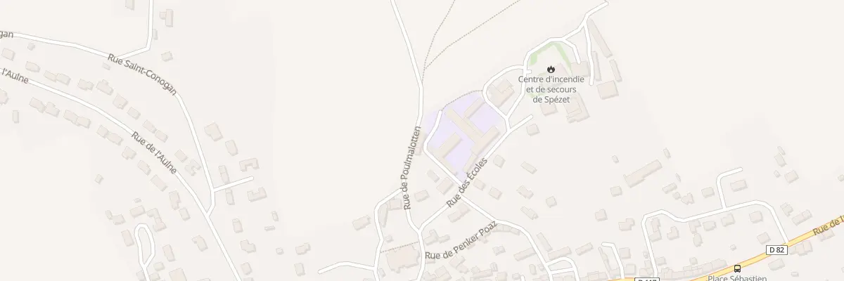 Plan du 32A Rue de Poulmalotten à Spézet