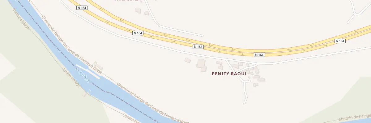 Plan du 330 Penity Raoul à Landeleau