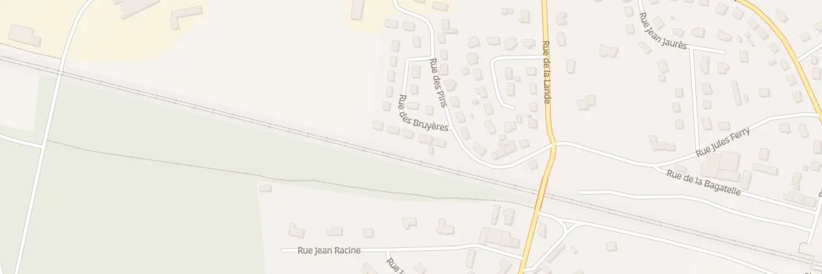Plan du 5 Rue des Bruyères à Plouigneau
