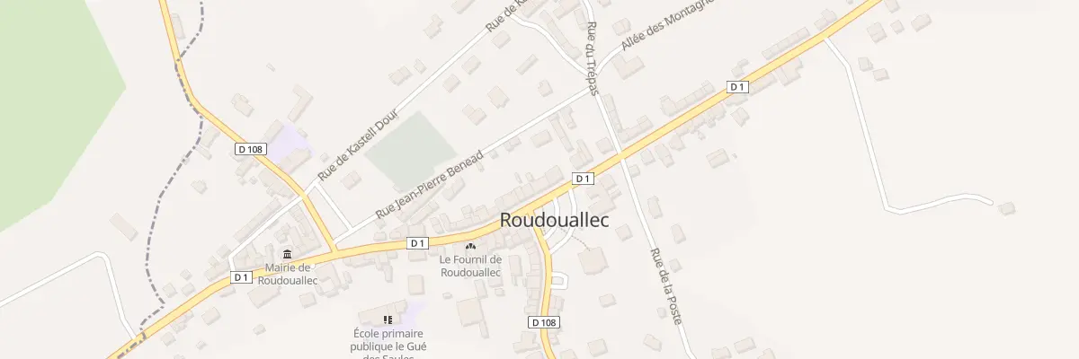 Plan du 51 Rue Nicolas le Grand à Roudouallec