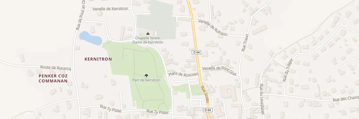 Plan du 4 Rue de Locquirec à Lanmeur