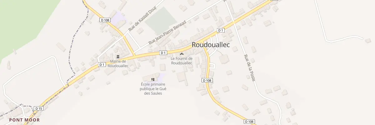 Plan du 32 Rue Nicolas le Grand à Roudouallec