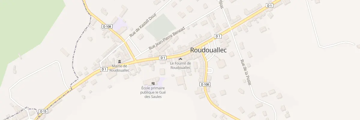 Plan du 30 Rue Nicolas le Grand à Roudouallec