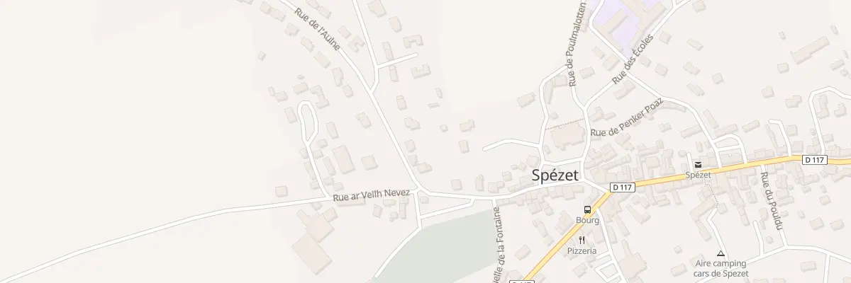Plan du 3 Rue de l’Aulne à Spézet
