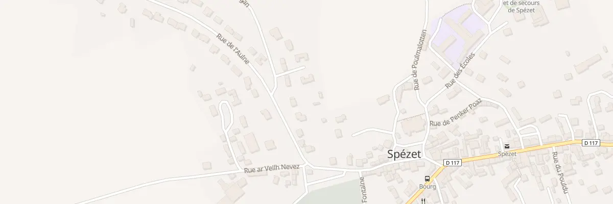 Plan du 7 Rue de l’Aulne à Spézet