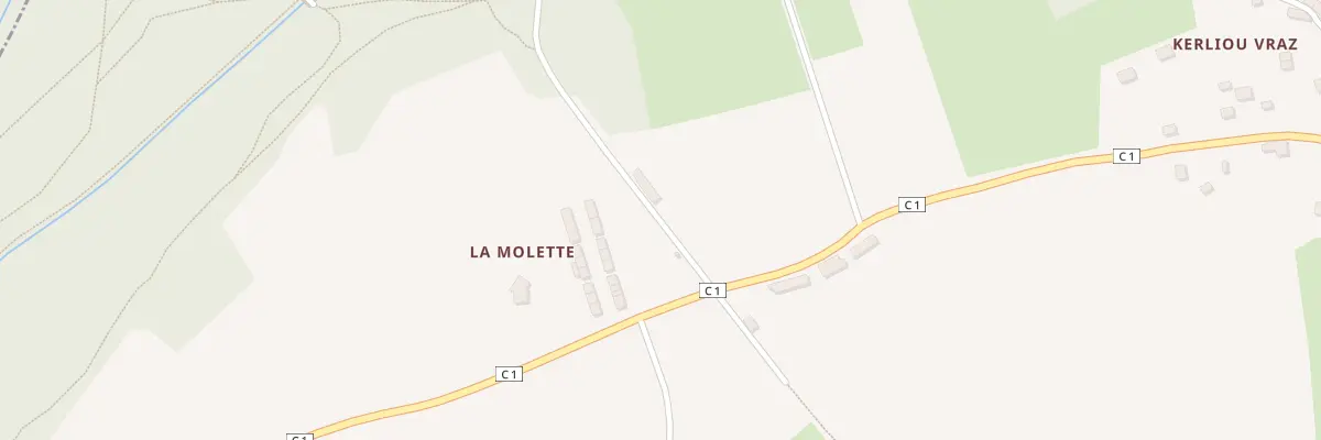 Plan du 210E La Mine Locmaria à Poullaouen