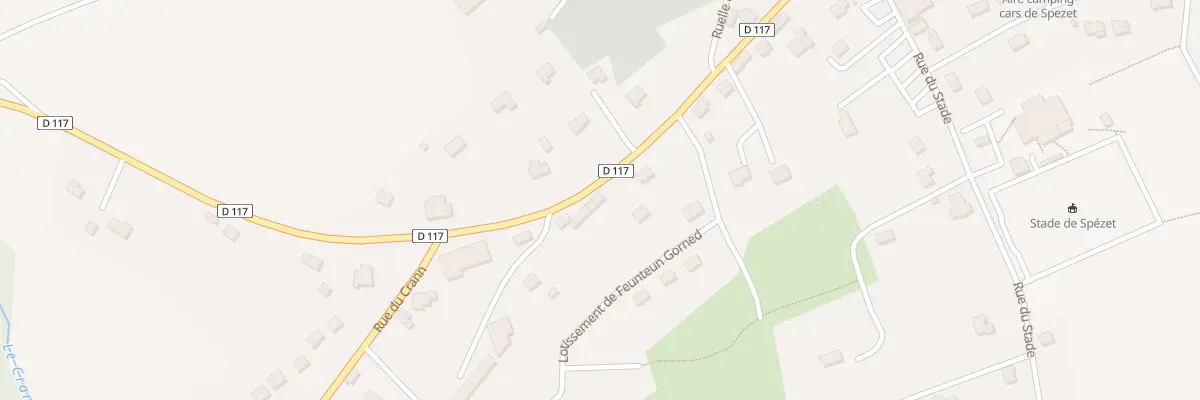 Plan du 24 Rue Feunteun Gorned à Spézet