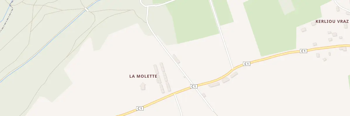 Plan du 210D La Mine Locmaria à Poullaouen