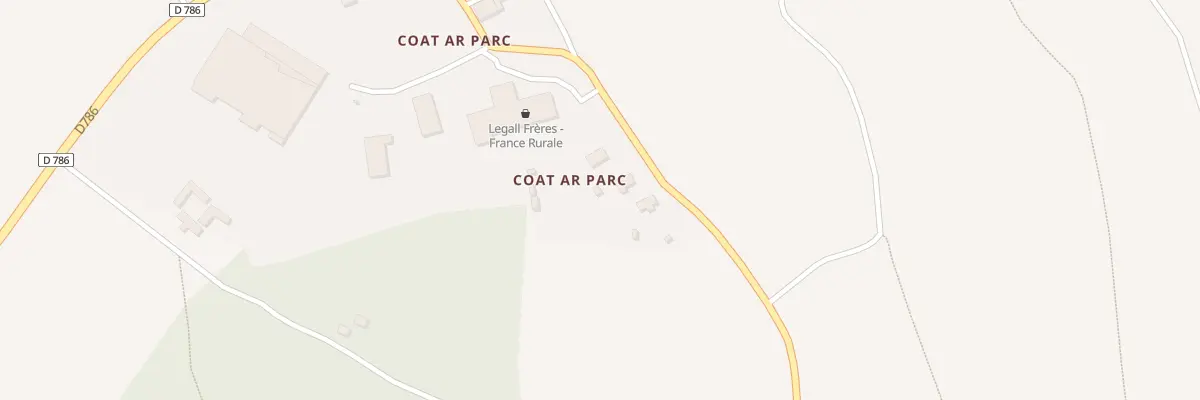 Plan du 3 Touldon Ar Verger à Lanmeur