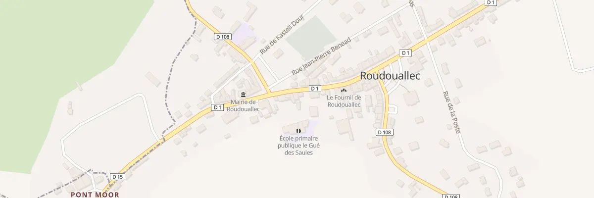 Plan du 18 Rue Nicolas le Grand à Roudouallec
