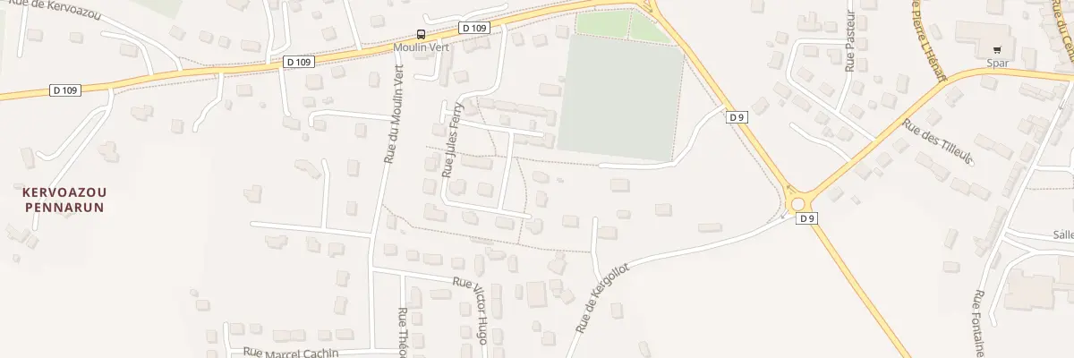 Plan du 19 Rue Jules Ferry à Plougonven