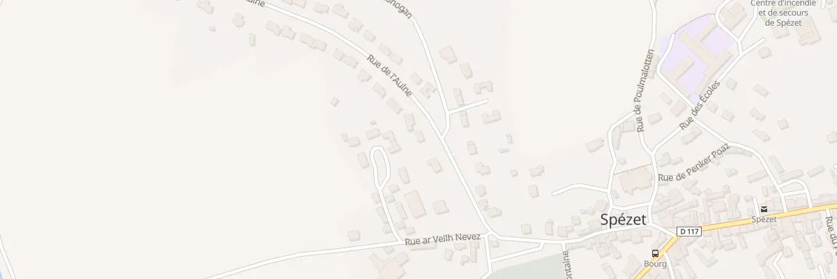 Plan du 8 Rue de l’Aulne à Spézet