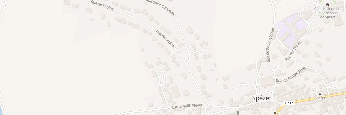 Plan du 10 Rue de l’Aulne à Spézet