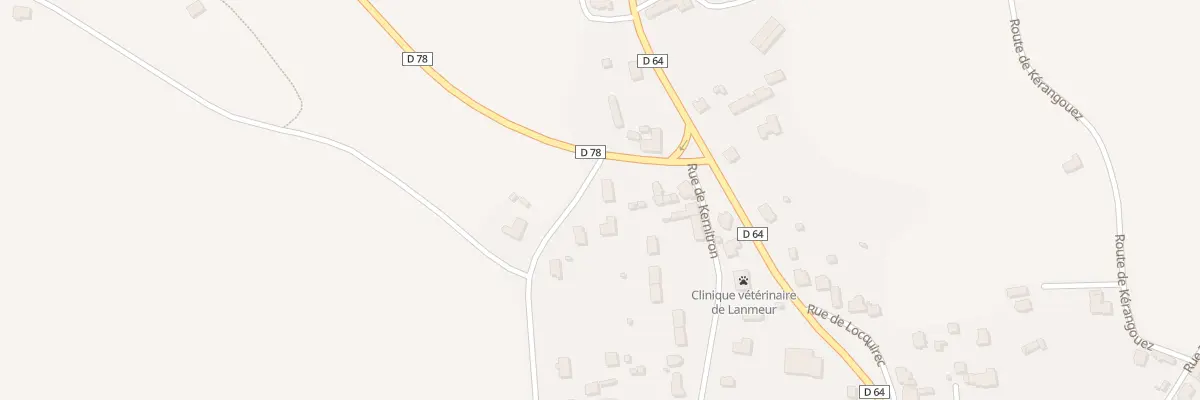Plan du 29 Rue de Poul An Od à Lanmeur