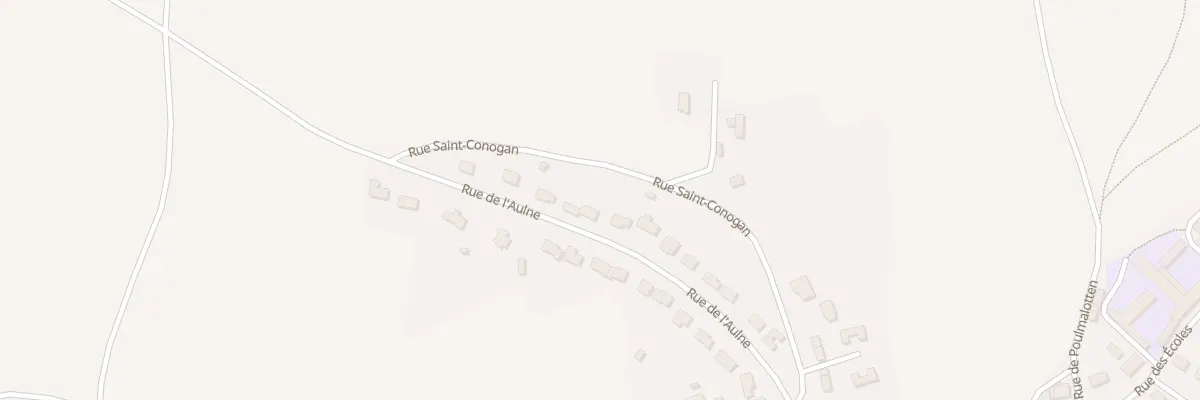 Plan du 37 Rue de l’Aulne à Spézet