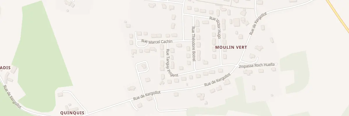 Plan du 7 Rue Tanguy-Prigent à Plougonven