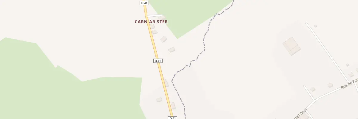 Plan du 7 Carn ar Ster à Saint-Goazec