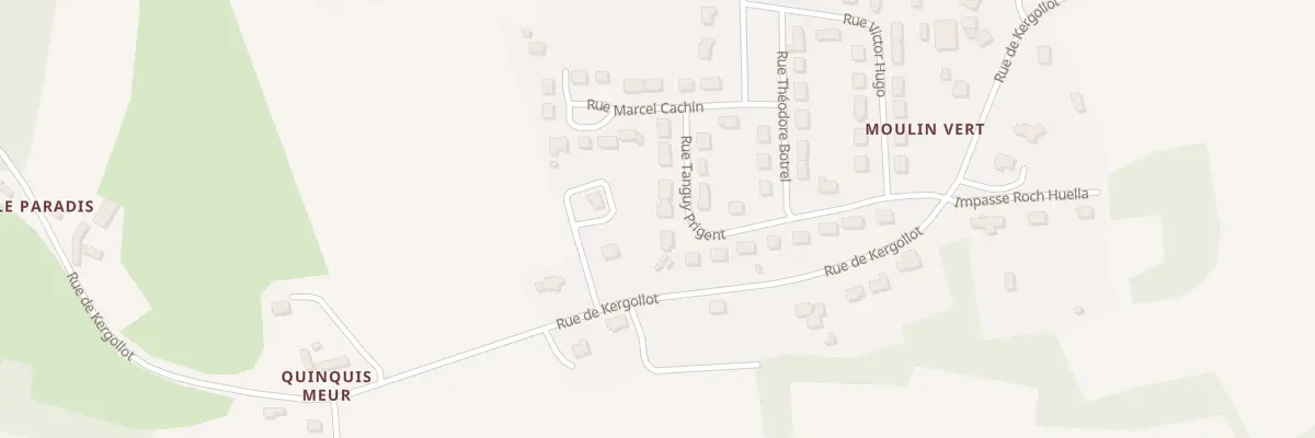 Plan du 20 Rue Tanguy-Prigent à Plougonven