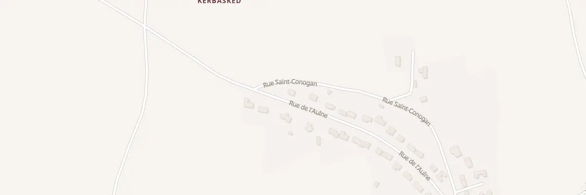 Plan du 45 Rue de l’Aulne à Spézet