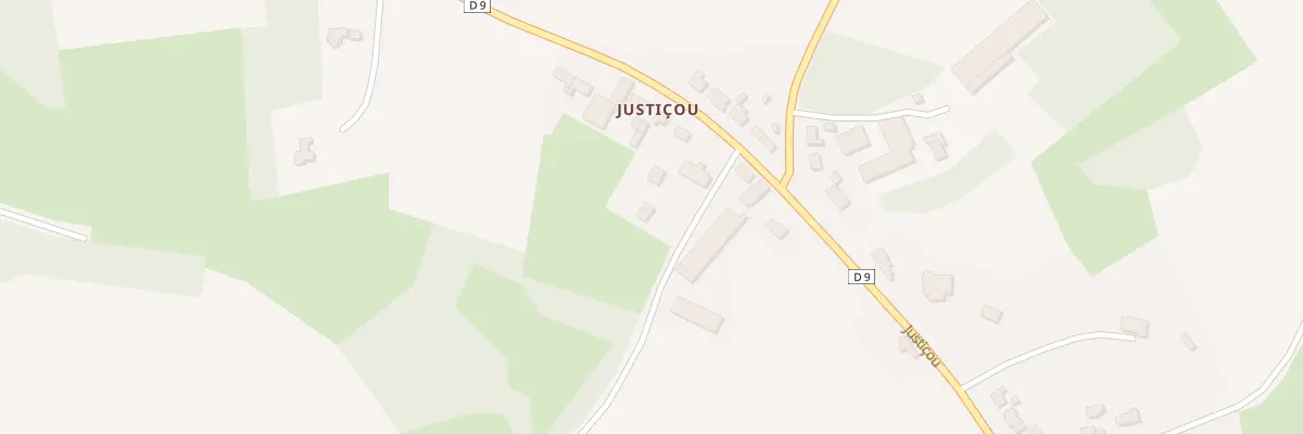 Plan du 40 Justiçou à Plougonven