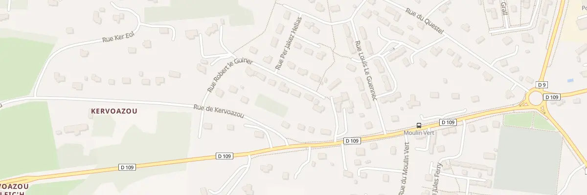 Plan du 6987A Kervoazou à Plougonven