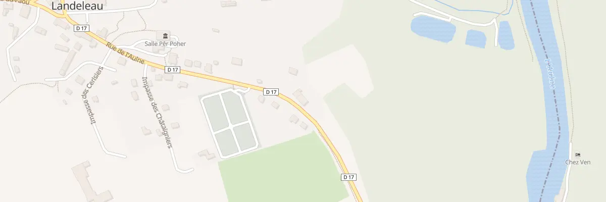 Plan du 21 Rue de l’Aulne à Landeleau