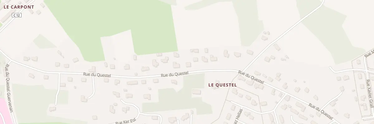 Plan du 49 Rue du Questel à Plougonven