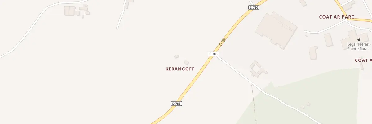 Plan du 1 Kermelard à Lanmeur