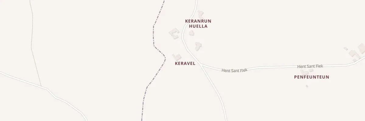 Plan du 118 Keravel à Guimaëc