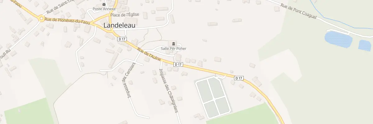 Plan du 5 Rue de l’Aulne à Landeleau