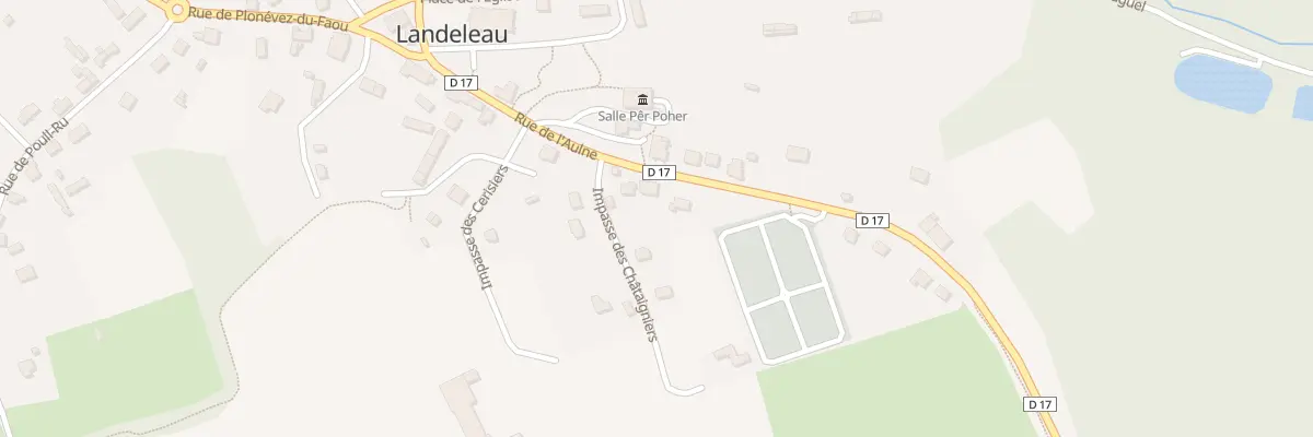 Plan du 16 Rue de l’Aulne à Landeleau