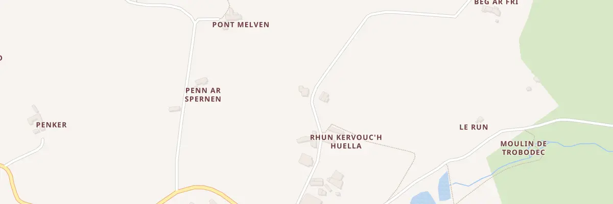Plan du 240 Bec An Fry à Guimaëc