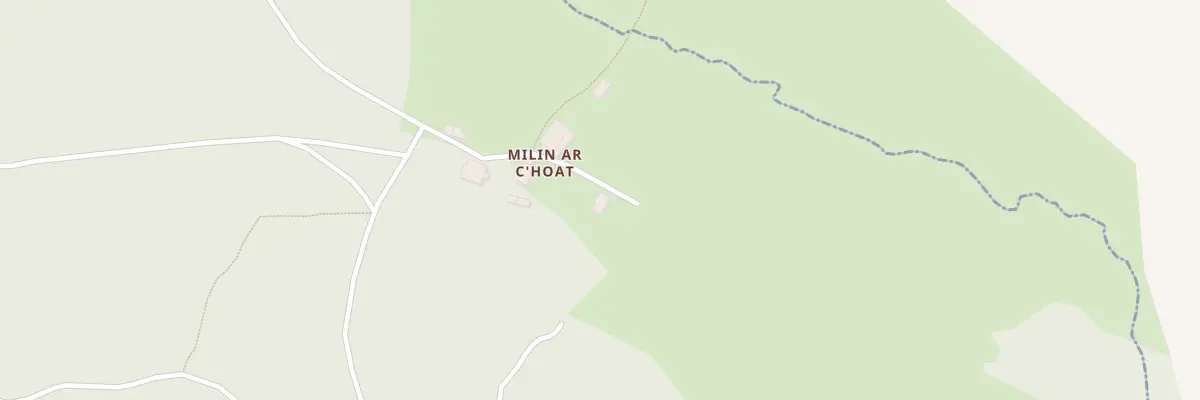 Plan du 2 Milin ar C’hoat à Saint-Goazec