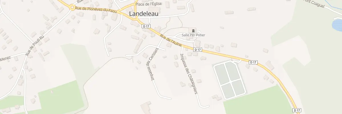 Plan du 4 Imp des Châtaigniers à Landeleau