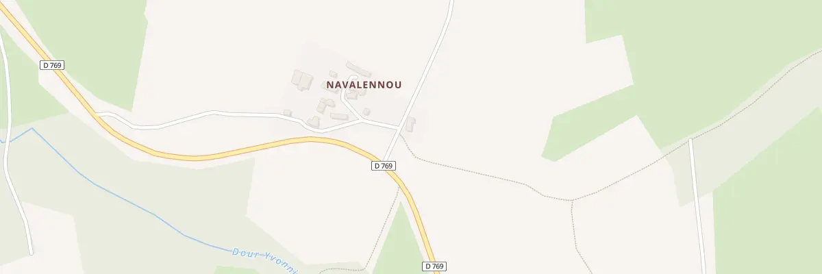 Plan du 5074 Navalennou à Berrien