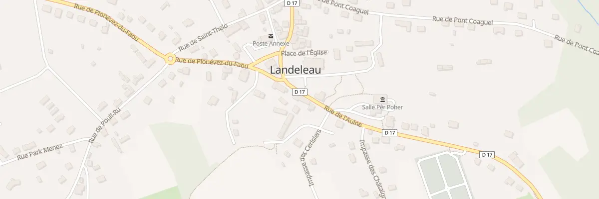 Plan du 6 Rue de l’Aulne à Landeleau