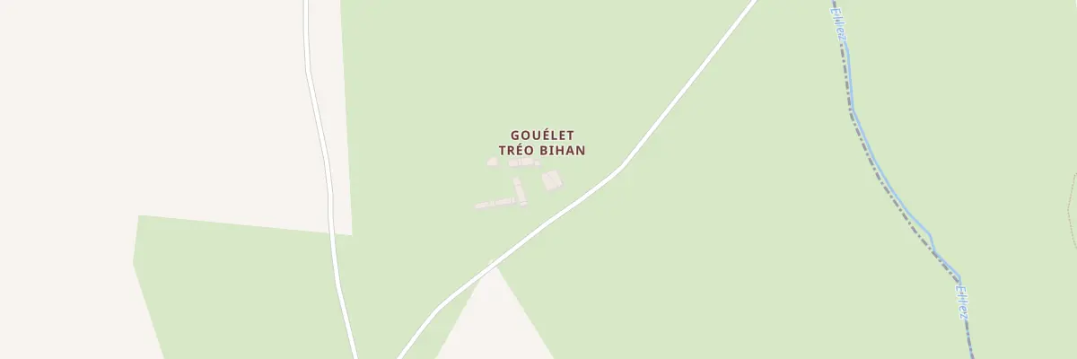 Plan du 296 Gouled Tro Vihan à Collorec