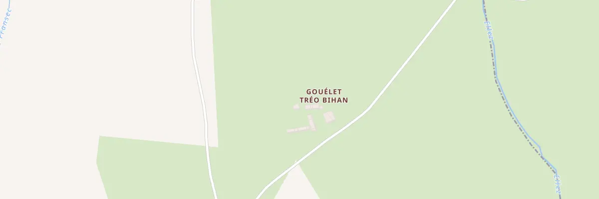 Plan du 294 Gouled Tro Vihan à Collorec