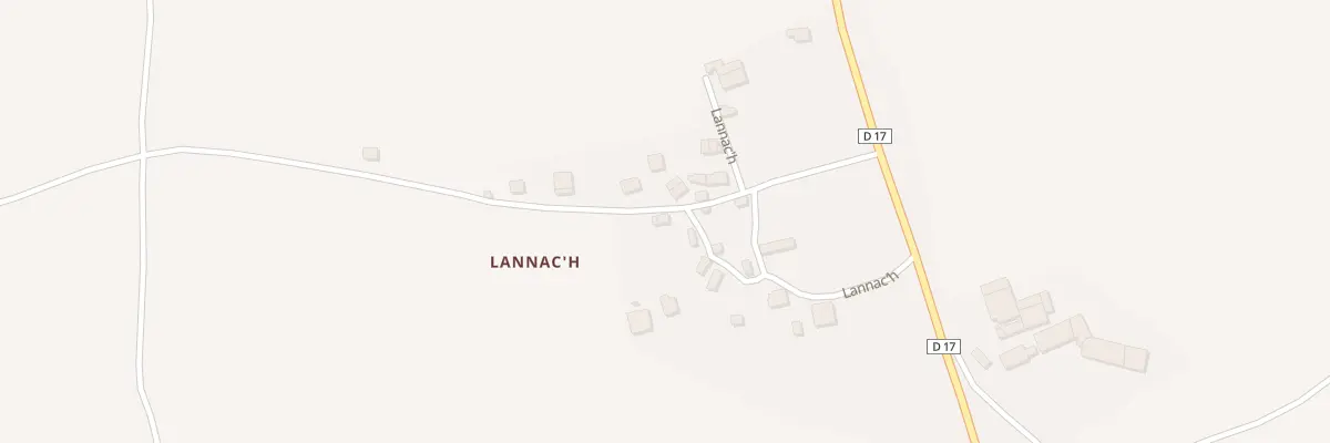 Plan du 5017 Lannach à Landeleau