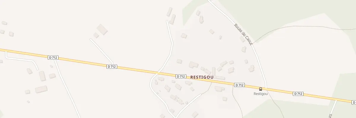 Plan du 75 Rte de Prat Don à Plouigneau