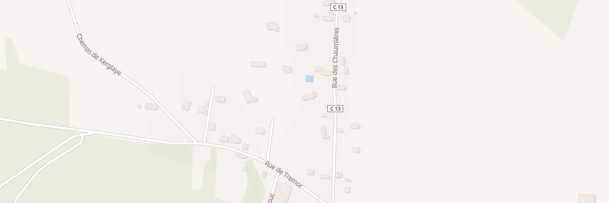 Plan du 27 Rue des Chaumières à Riec-sur-Bélon