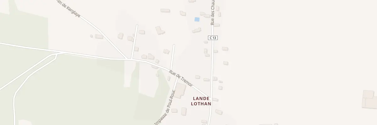 Plan du 23B Rue des Chaumières à Riec-sur-Bélon