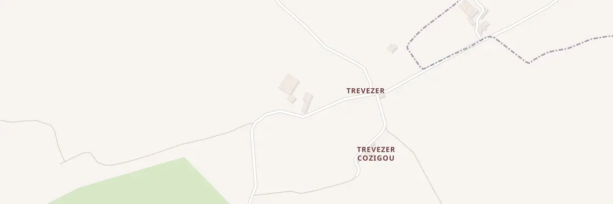 Plan du 2 Trevezer à Lanmeur